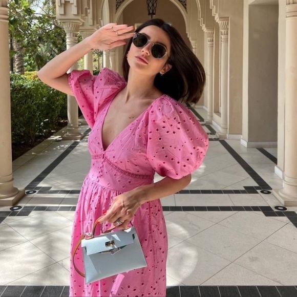 Zara open work embroidered dress - Picture 10 of 13